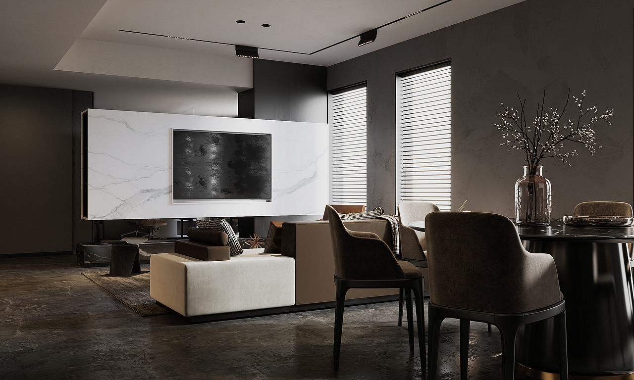 2021年度作品合集（图ZMjg0OTE1NDk2） - 家装设计 - 站酷设计师半山空间原创素材 - 站酷ZCOOL