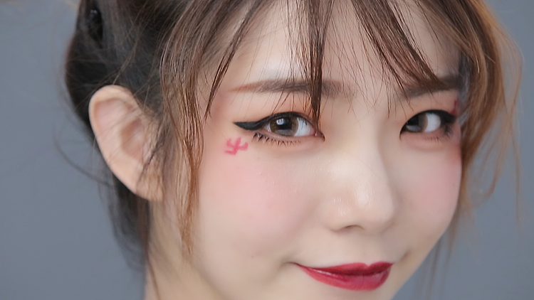 万圣节小恶魔妆（图ZMTAxMjQyNjQ0） - 影视后期 - 站酷设计师cloris肖原创素材 - 站酷ZCOOL