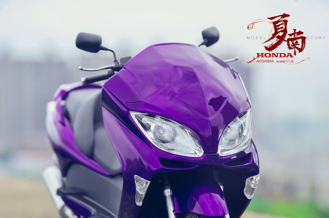 青岛社 1/12 本田versus forza踏板车