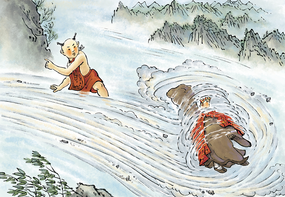 绘本连环画四大名著西游记国学插画