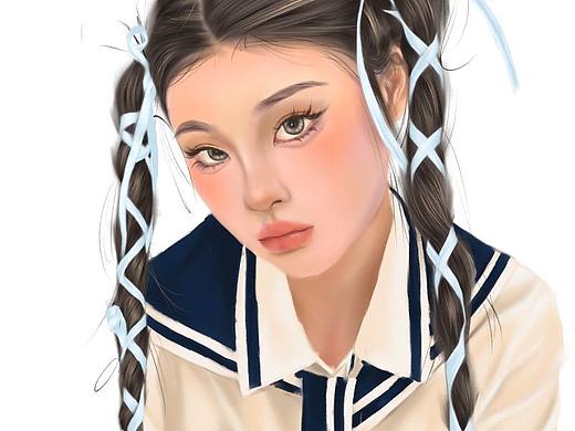 可约稿哦哦，喜欢这种风格的可来哈，只画照片