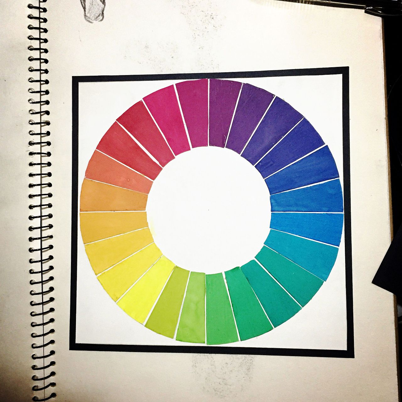 色环,是在彩色光谱中所见的长条形的色彩序列,只是将首尾连接在一起