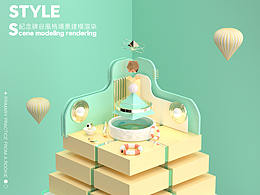 場景建模渲染。