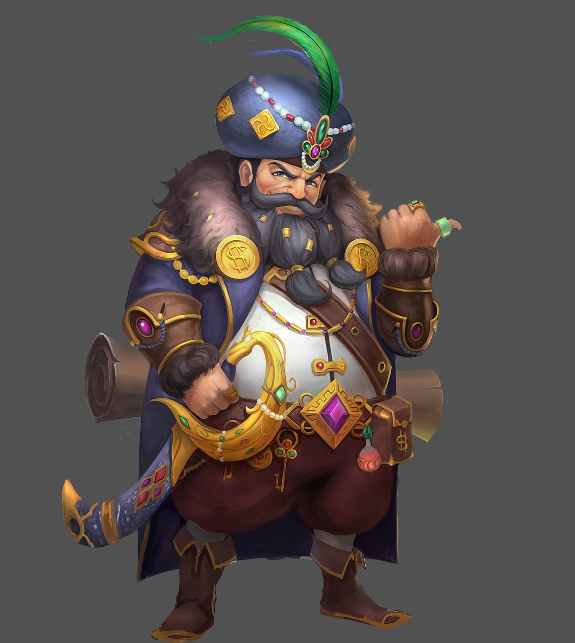 个人q版游戏美术作品|插画|游戏原画|便装男 - 原创作品 - 站酷