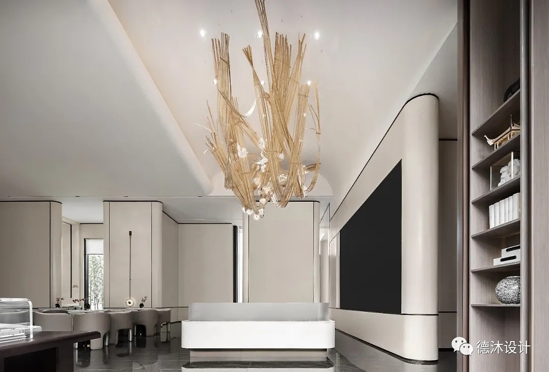 德沐设计| 简约中式-营销中心​（图ZMjg1OTQzMzky） - 商业空间设计 - 站酷设计师德沐设计原创素材 - 站酷ZCOOL