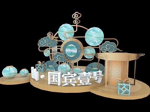 美陈展示展览设计3D效果图