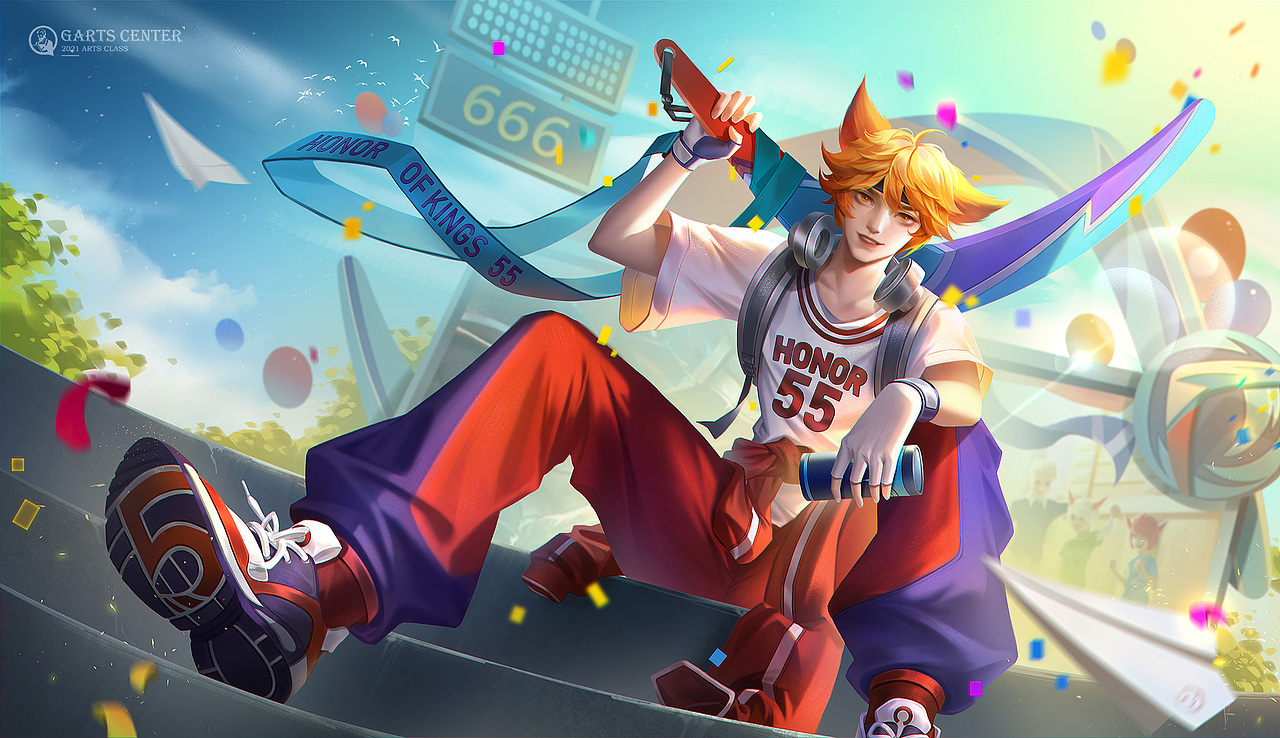 王者荣耀中百里玄策的热力回旋皮肤