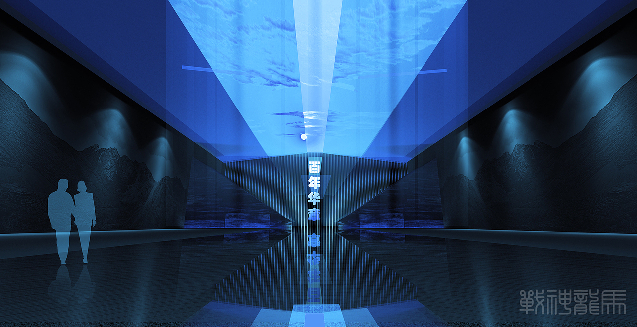 序厅su渲染-五彩斑斓（图ZMjUyMzE3OTI0） - 展陈设计 - 站酷设计师战神龙马原创素材 - 站酷ZCOOL