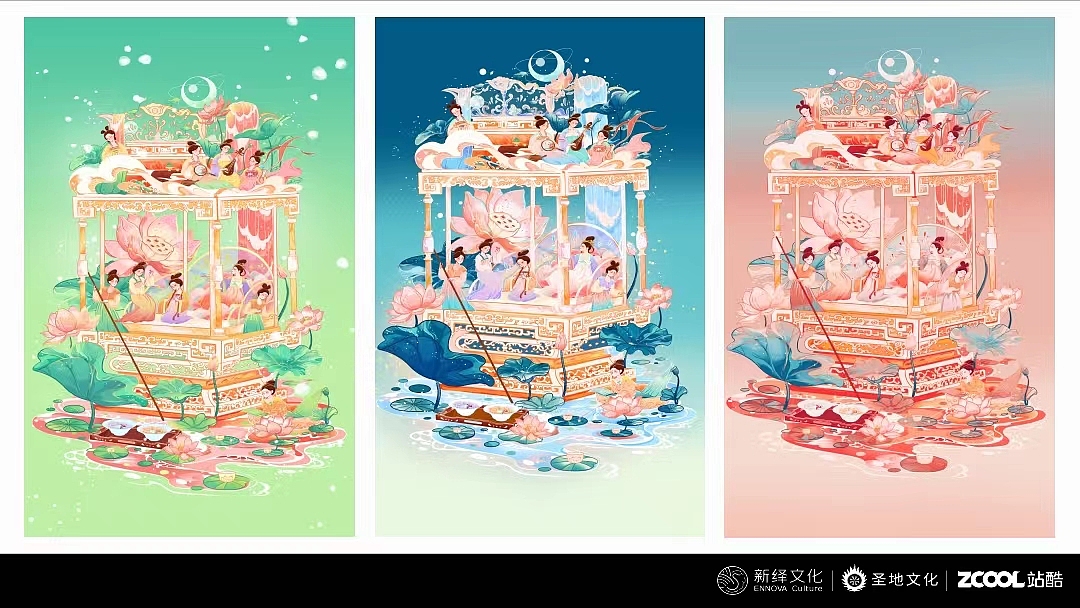 红楼梦之夏日诗（图ZMzA2OTM2NzEy） - 商业插画 - 站酷设计师插画师bohe原创素材 - 站酷ZCOOL