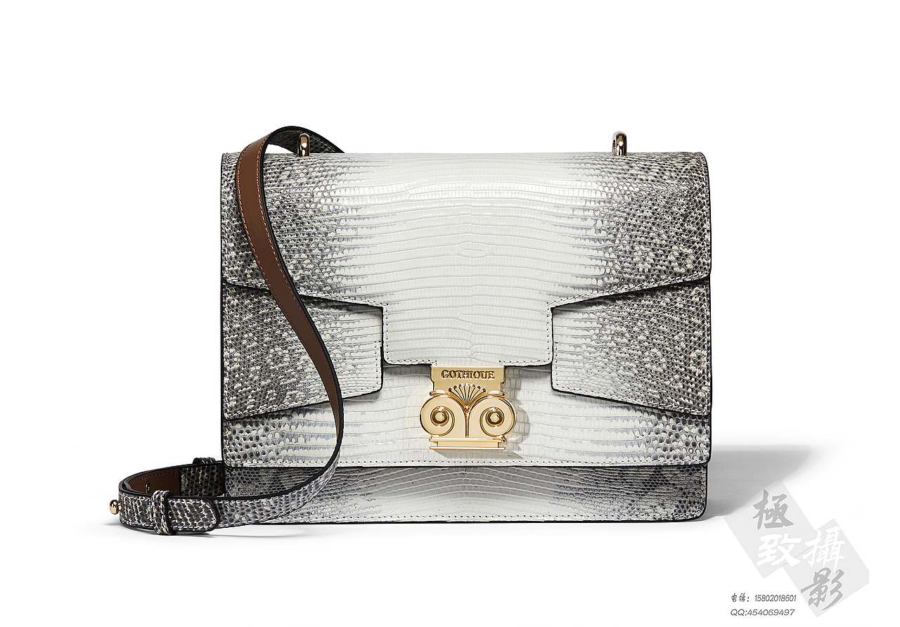 珍稀皮具蜥蜴皮女包拍摄精修海报形象照案例