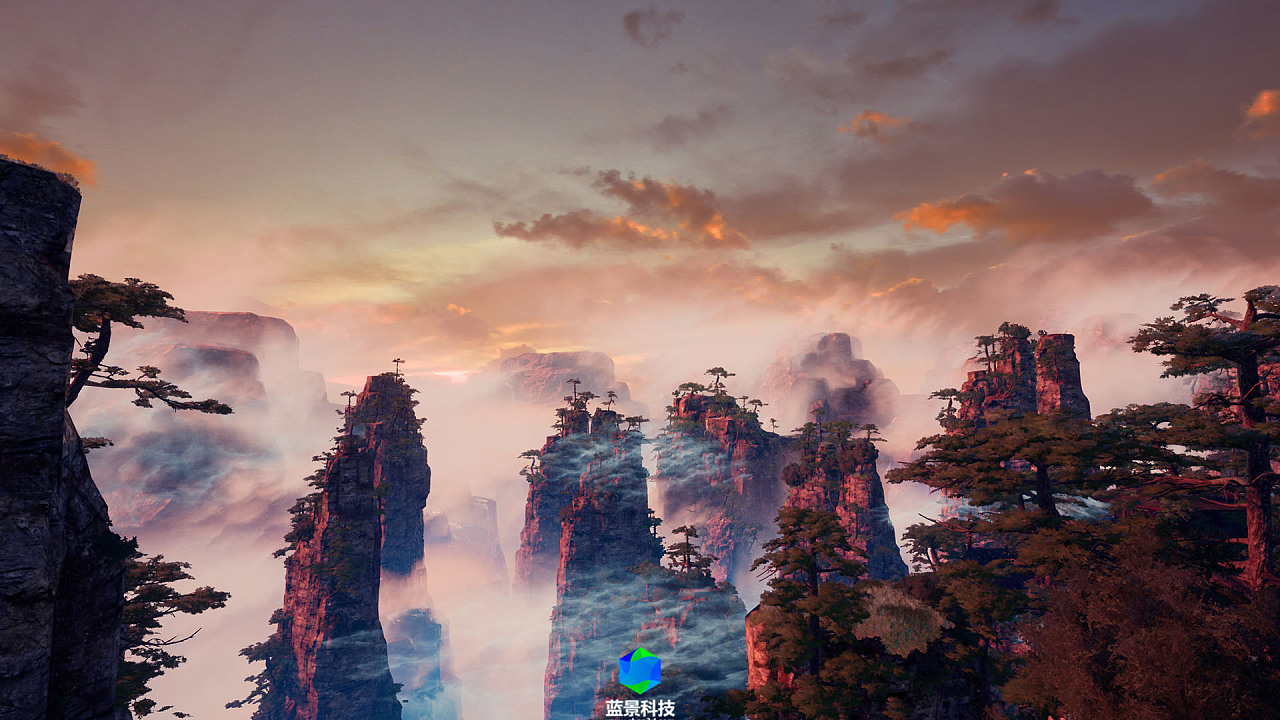 数据可视化 数字孪生 vr 虚幻引擎制作|空间|其他空间|蓝景科技元宇宙