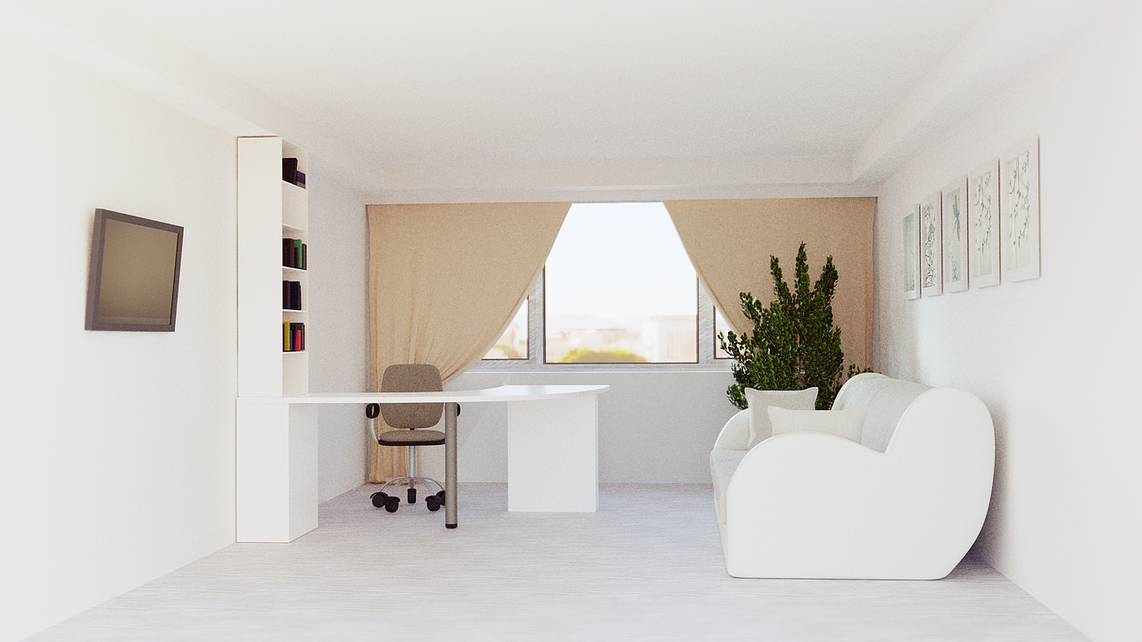 blender室内效果图习作