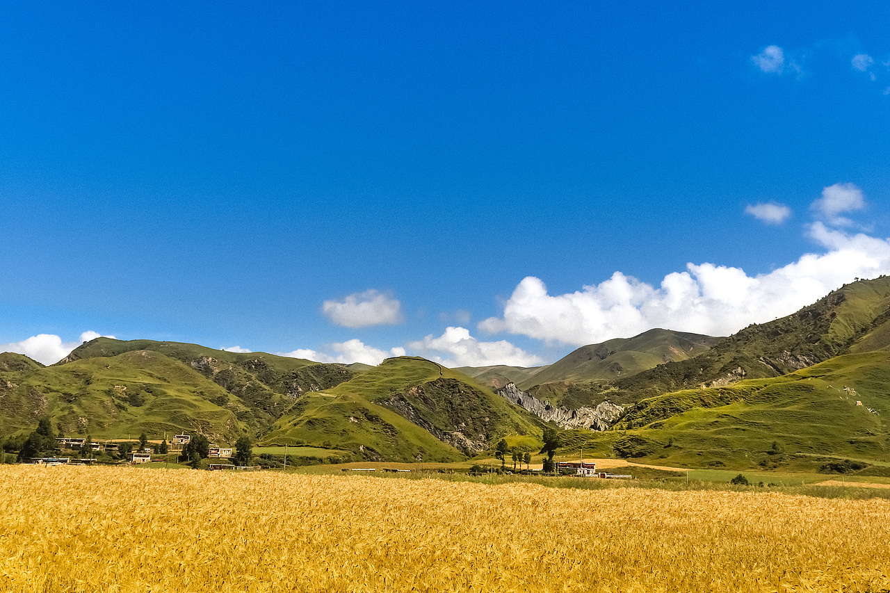 川西高原（图ZMTg2MDM2Mjk2） - 风光摄影 - 站酷设计师PURONG原创素材 - 站酷ZCOOL