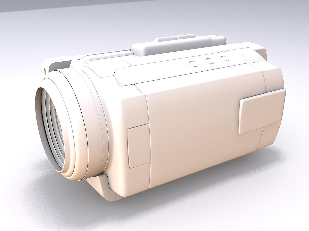 又练习的一个佳能摄像机，商标字体部分没有做 电脑实在不给力（图ZMzcwNjAzMg==） - 机械/交通 - 站酷设计师MG_Boyce原创素材 - 站酷ZCOOL