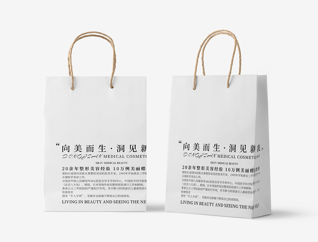 包装袋手提袋手提纸袋设计排版