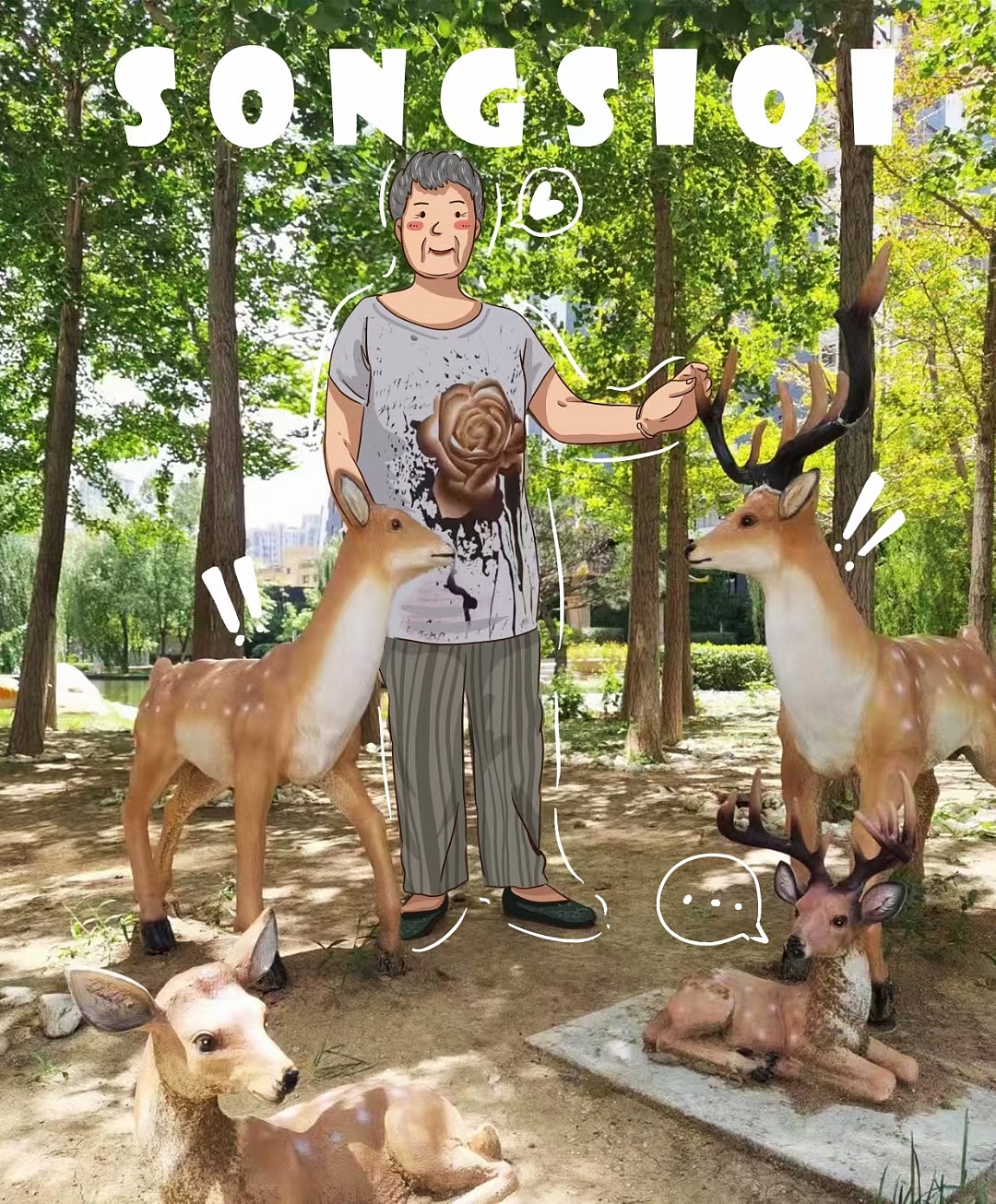 疫情下的日常🤦‍♀️（图ZMjk2NjM2MDA0） - 创作习作 - 站酷设计师思思插画原创素材 - 站酷ZCOOL