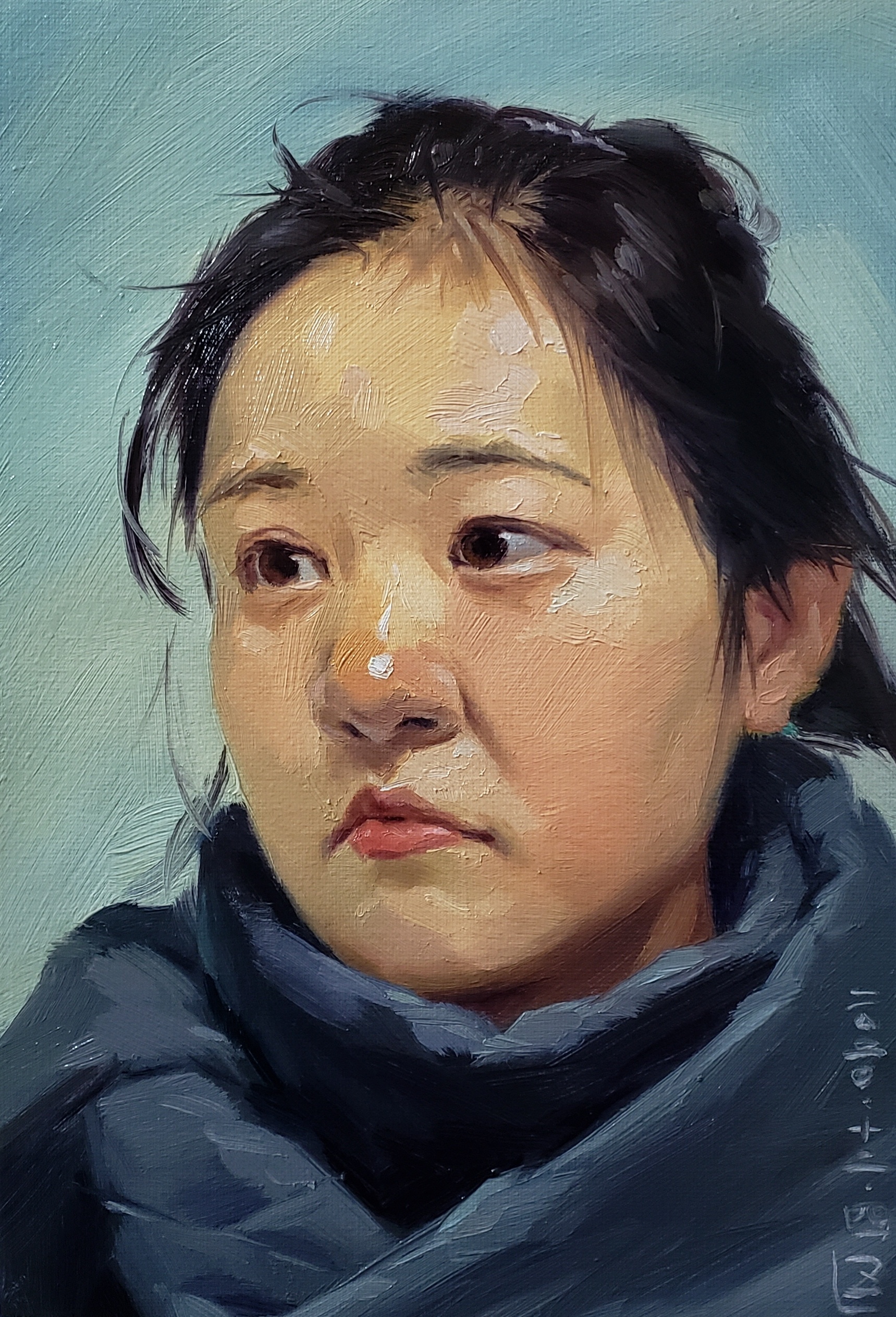 油画人像练习第29张