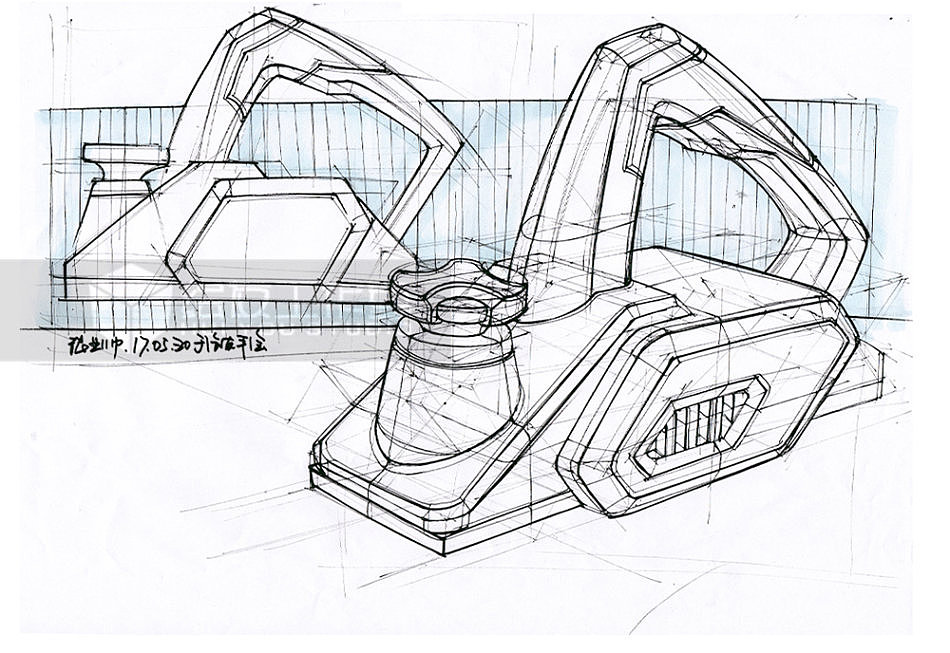 程业帅电动工具产品手绘合集 (工业设计手绘)_程业帅-站酷zcool