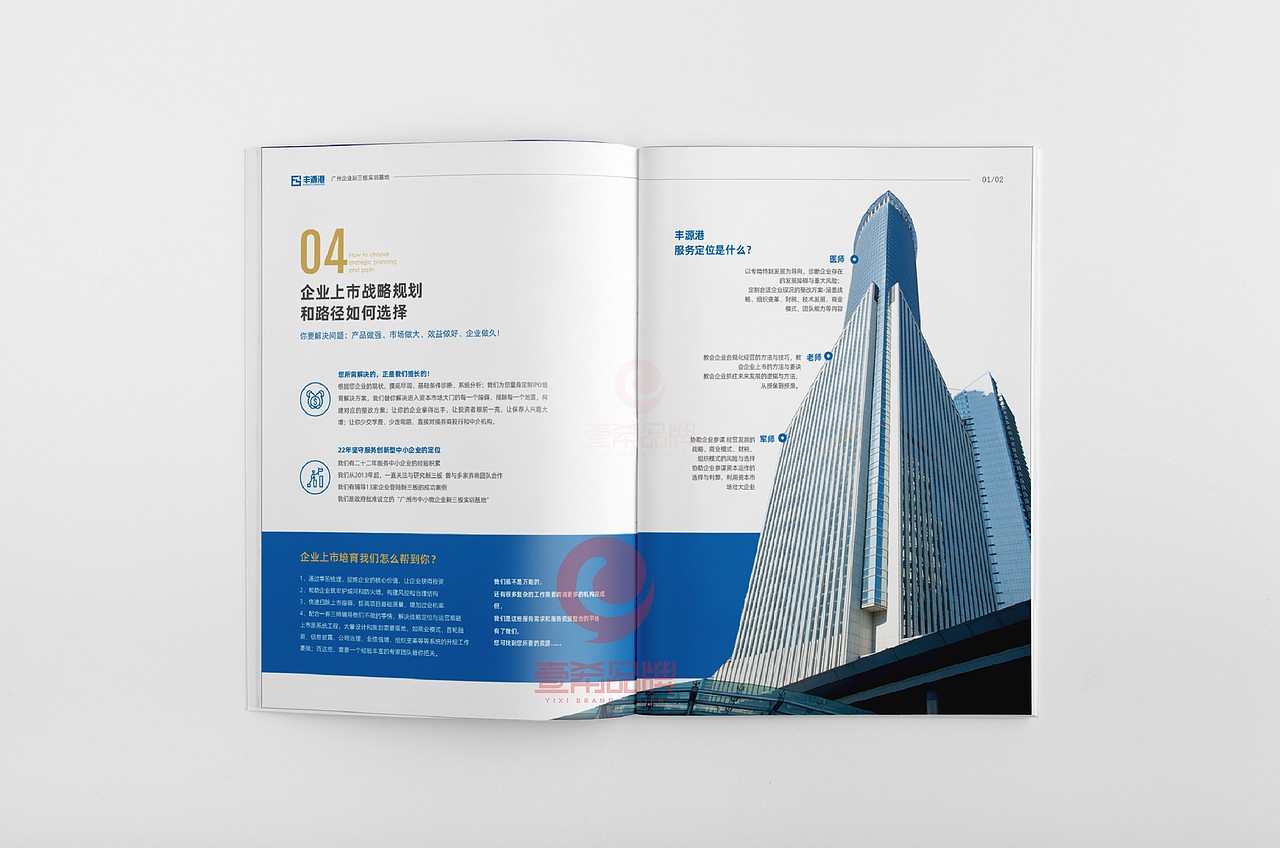 一希品牌设计--金融股市画册宣传册设计