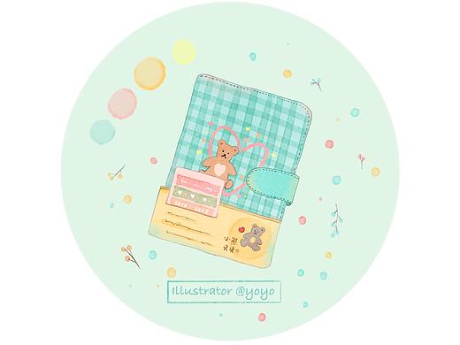 一组小清新插画（个人主页-ZNDU5NTgxNTY=） - 创作习作 - 站酷设计师YoYo_ing原创素材 - 站酷ZCOOL