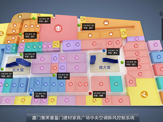 厦门喜盈门建材商城布局图