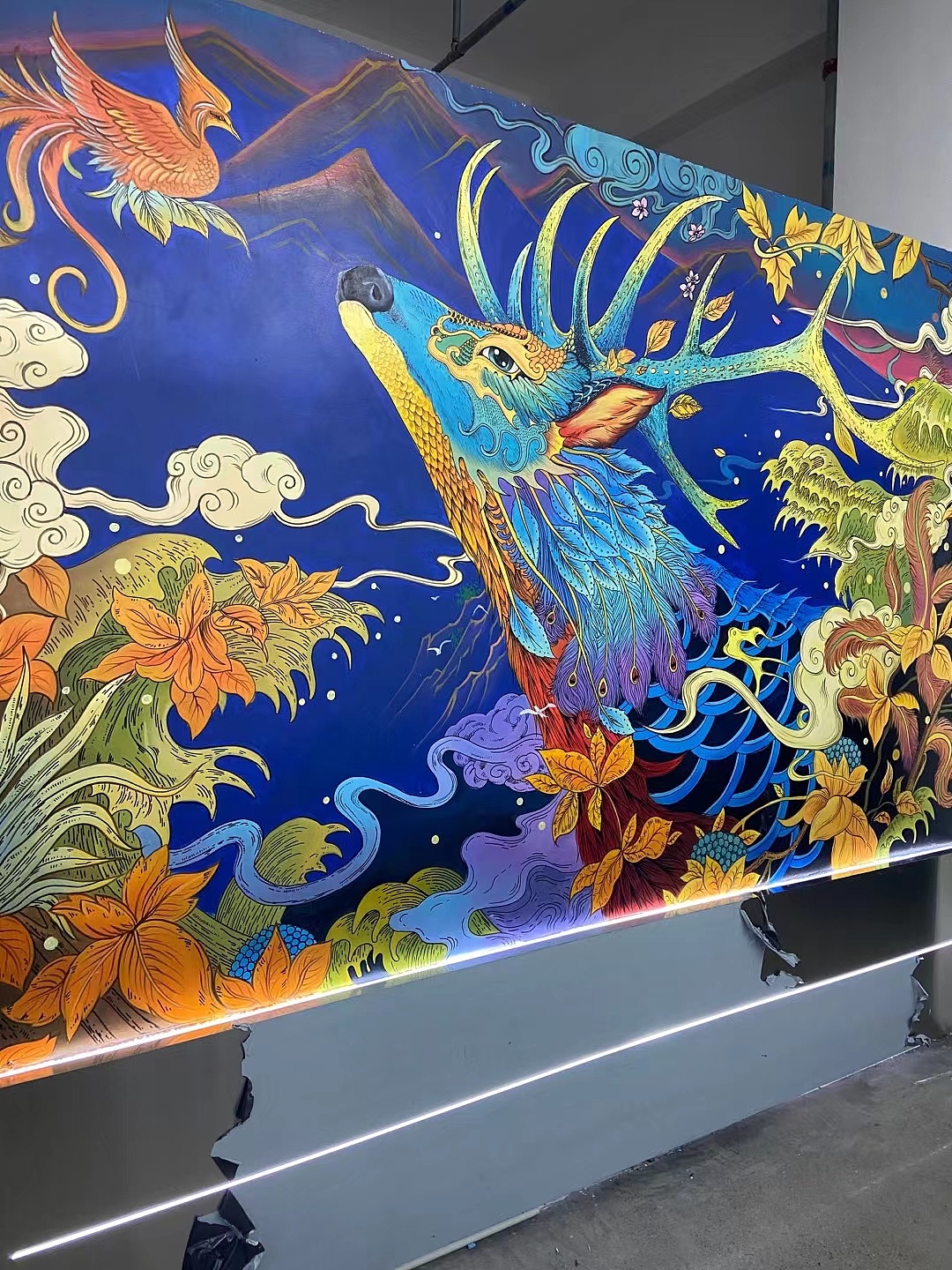 鹿|纯艺术|绘画|壁画墙绘文化建设 - 原创作品 - 站酷 (zcool)