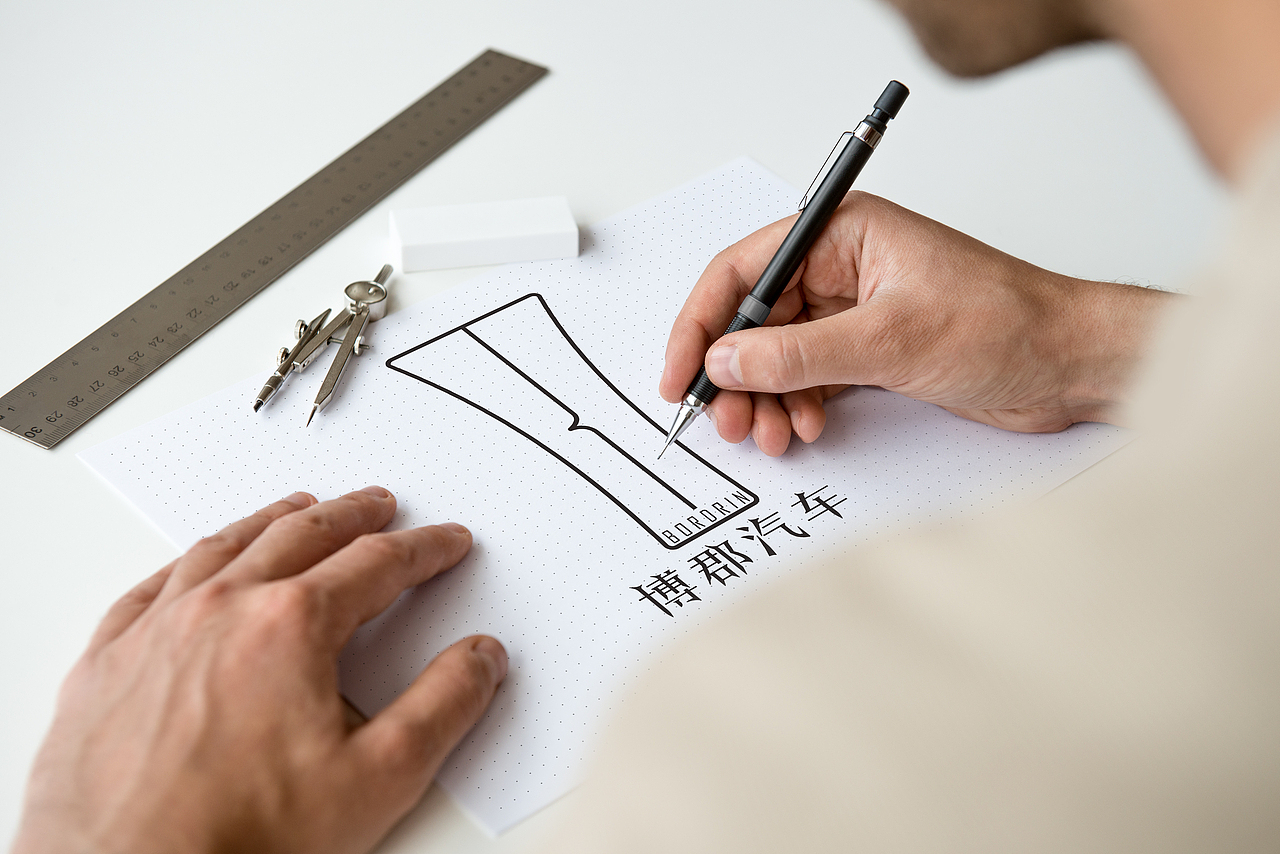 博郡汽車品牌標(biāo)志（圖ZMTA0OTcyOTky） - Logo - 站酷設(shè)計(jì)師平哥愛設(shè)計(jì)原創(chuàng)素材 - 站酷ZCOOL