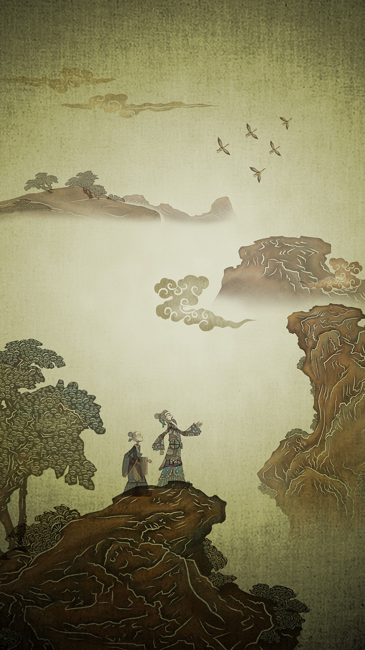 皮影国风孔子插画（图ZMjEzOTI2OTU2） - 商业插画 - 站酷设计师是大磊啊原创素材 - 站酷ZCOOL