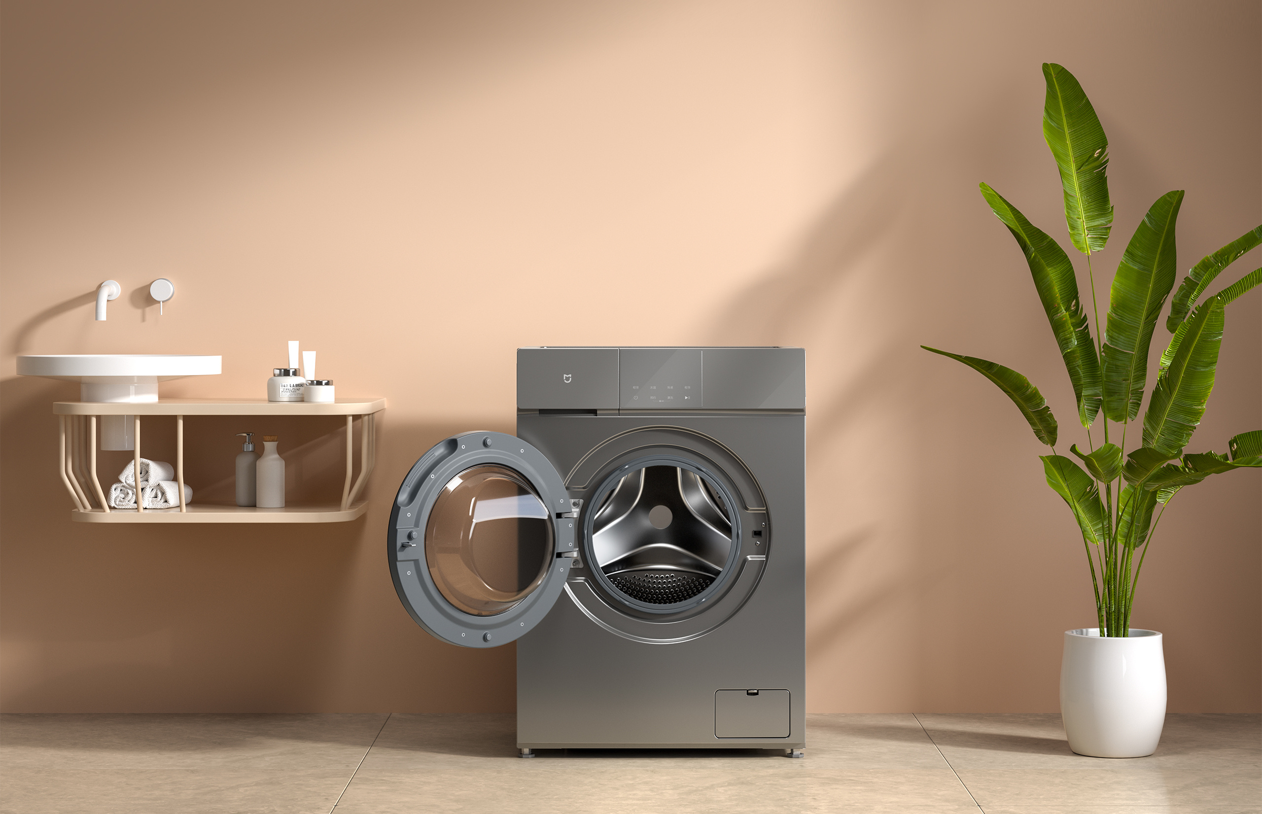 米家变频滚筒洗衣机1s 8kg