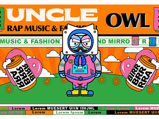 Uncle OWL IP品牌形象设计（个人主页-ZNTU1MzIwODg=） - IP形象 - 站酷设计师cocolaugher原创素材 - 站酷ZCOOL