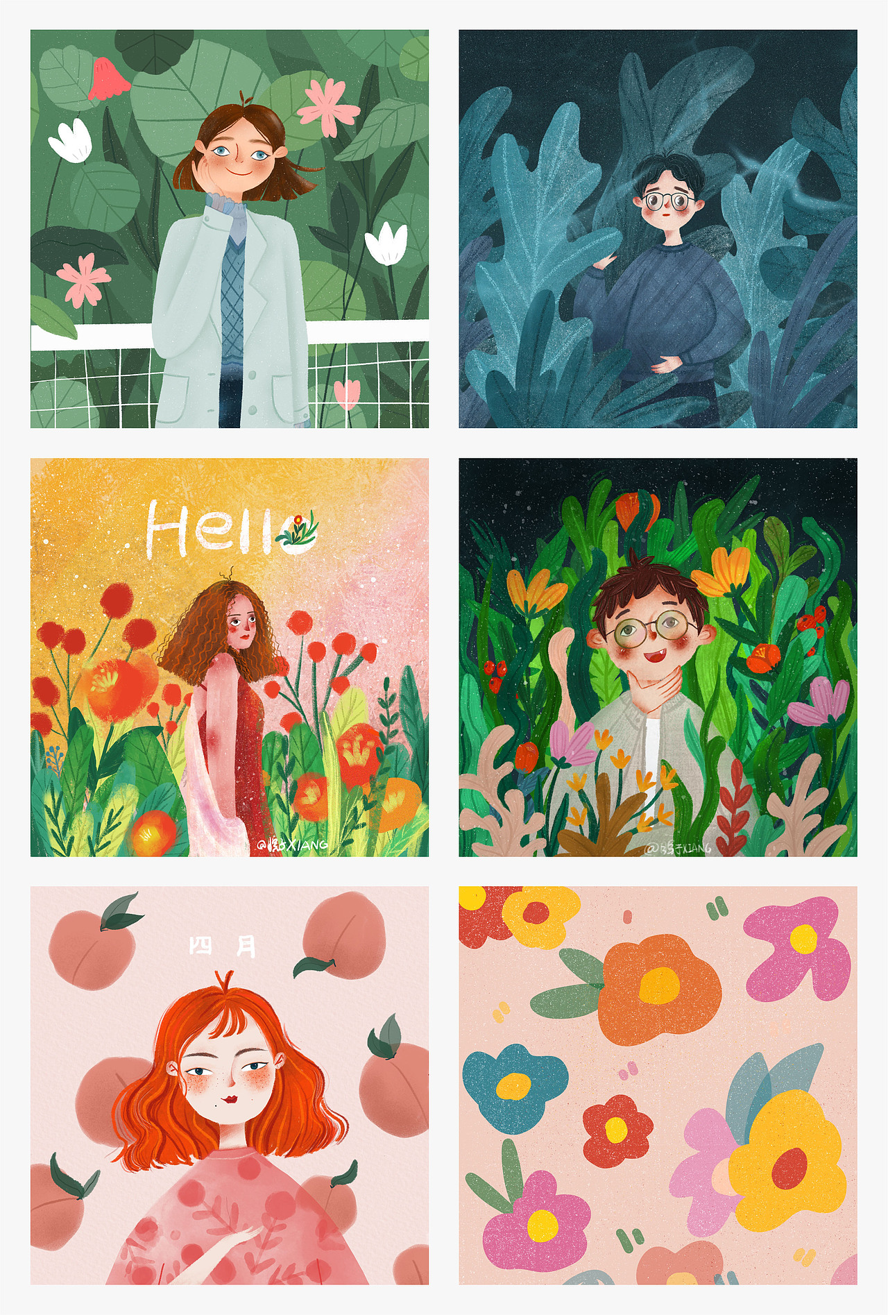 3-4月|插画小结（图ZMTU3MzQyNzEy） - 创作习作 - 站酷设计师香菜不吃香菜_原创素材 - 站酷ZCOOL