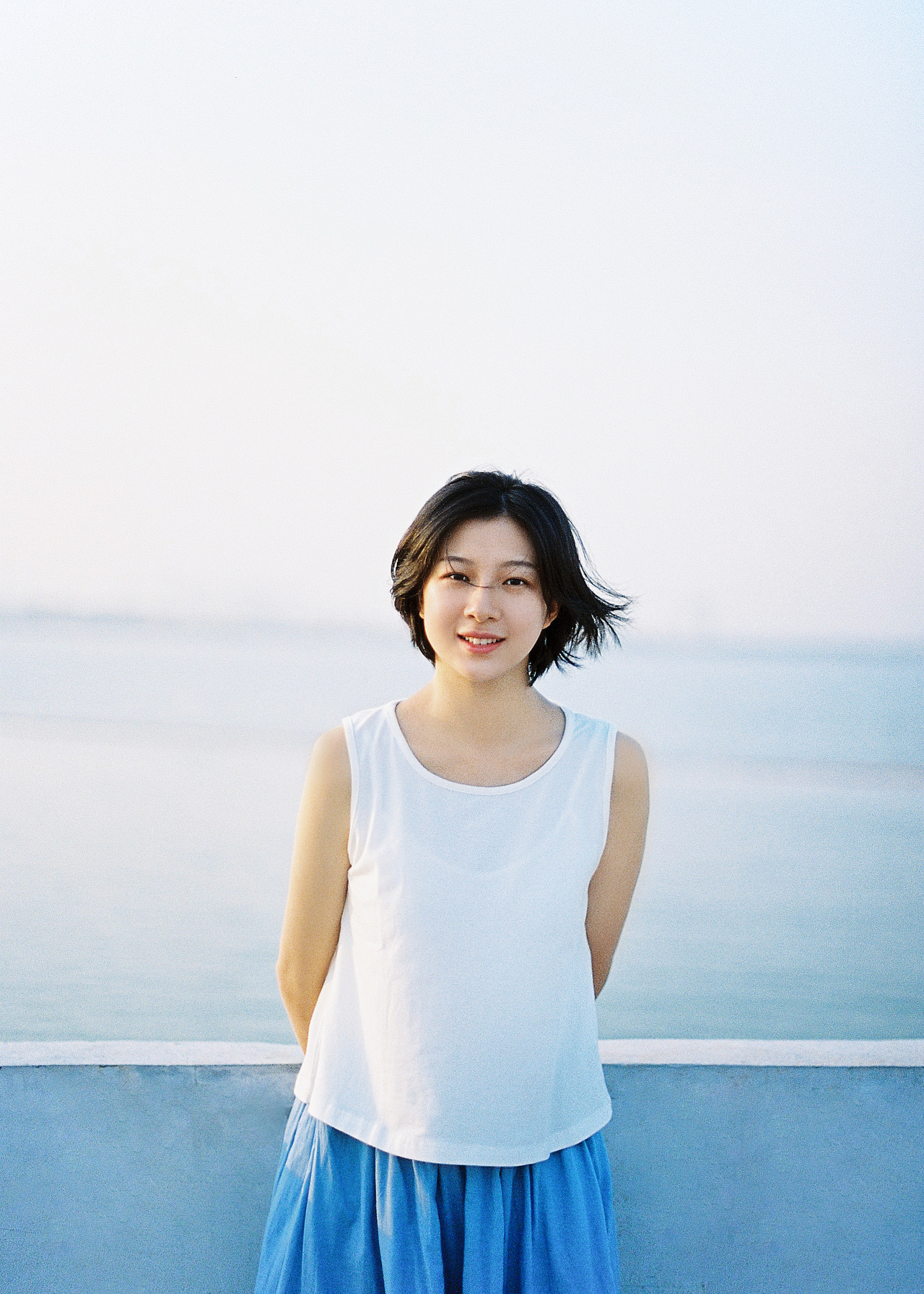 海边,微微生风的光芒「深圳写真约拍」