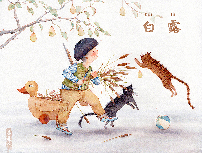 木壳人水彩插画合集（图ZMzc5MjU2MjQ=） - 商业插画 - 站酷设计师木壳人原创素材 - 站酷ZCOOL