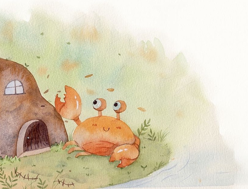 爸爸妈妈很喜欢唱歌，纪念春节在家唱歌的日子，画了这张全家福