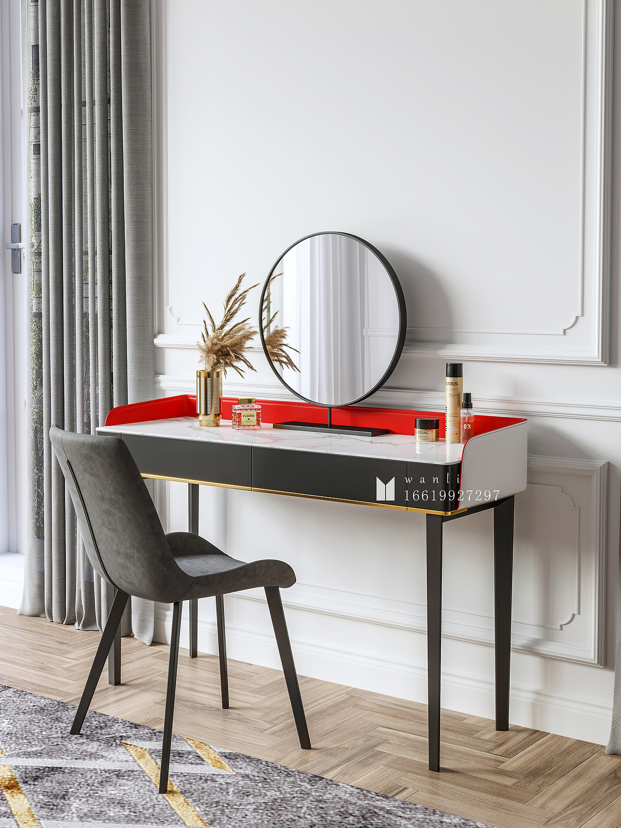 梳妆台（图ZMjI4ODQwNzcy） - 家装设计 - 站酷设计师WANAW原创素材 - 站酷ZCOOL