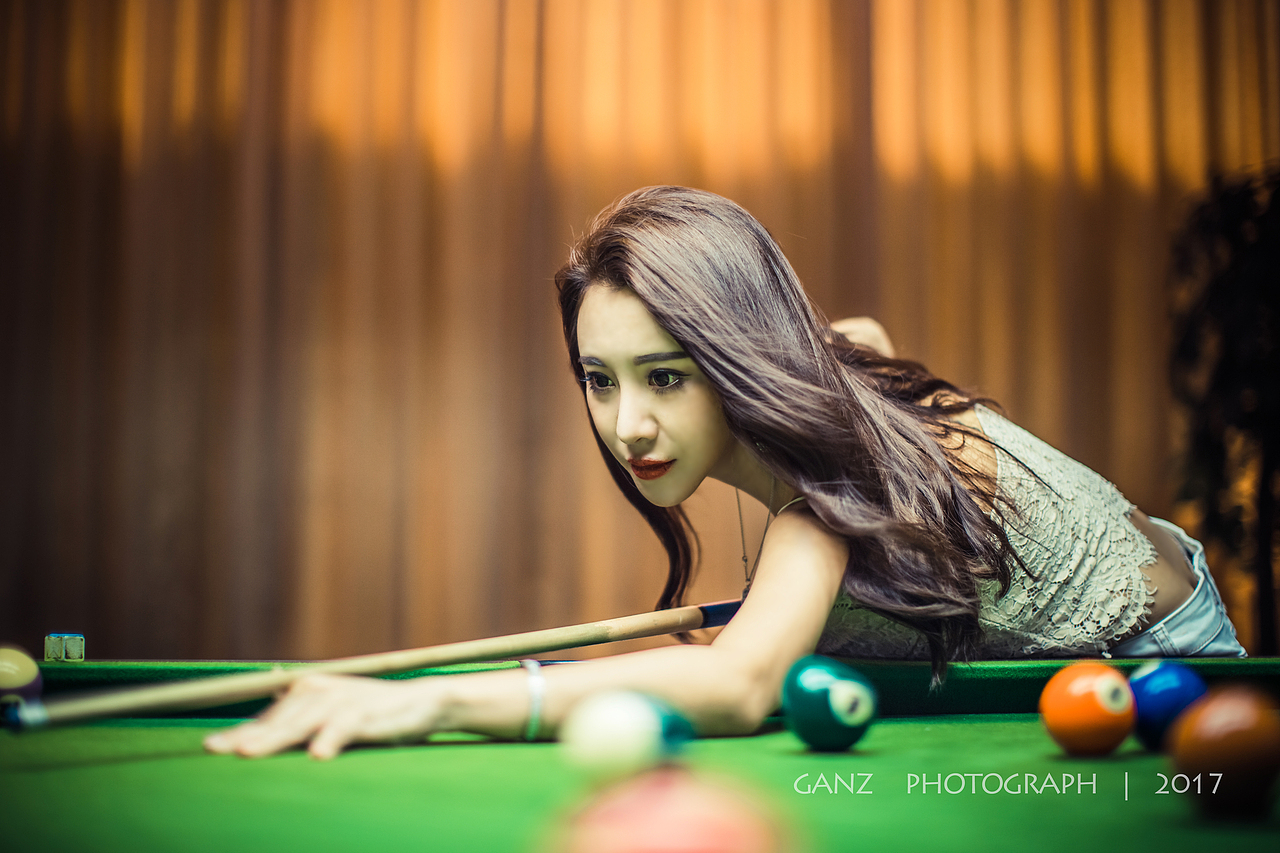 桌球女郎（图ZODc5NDgzOTI=） - 人像摄影 - 站酷设计师甘蔗Ganz原创素材 - 站酷ZCOOL