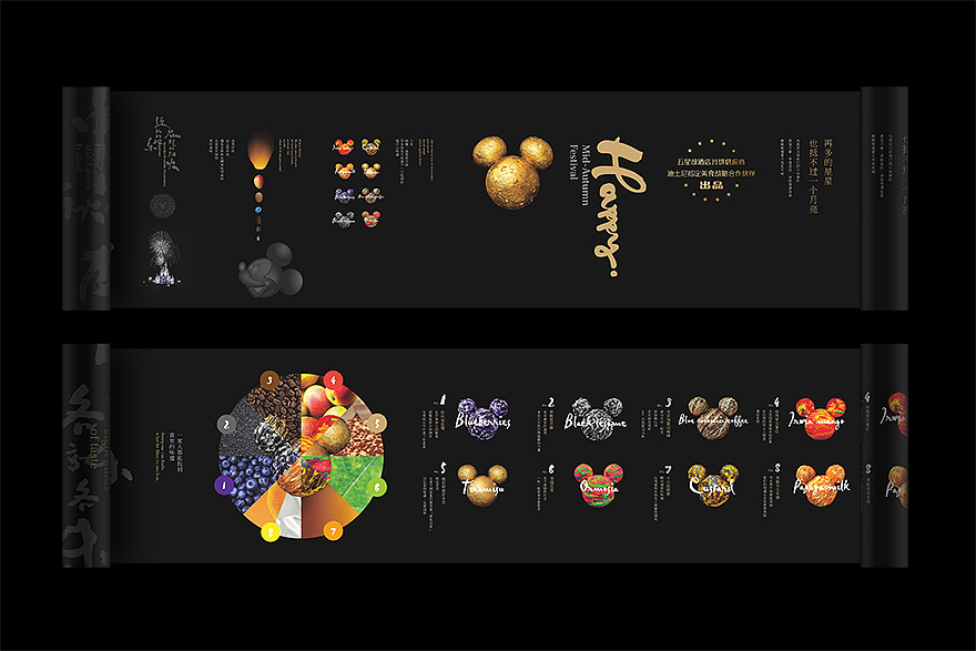 迪士尼黑皮月饼