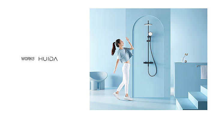 当道视觉&惠达电商 I 五金花洒产品模特及创意海报拍摄（图ZMjI5MDE3NDA4） - 产品摄影 - 站酷设计师倾城摄影原创素材 - 站酷ZCOOL