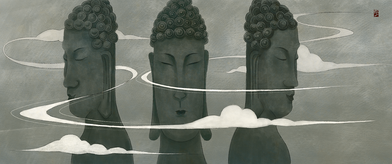 原创系列插画《这一遭》（图ZMjY1MDQzNzAw） - 创作习作 - 站酷设计师炽一和尚原创素材 - 站酷ZCOOL