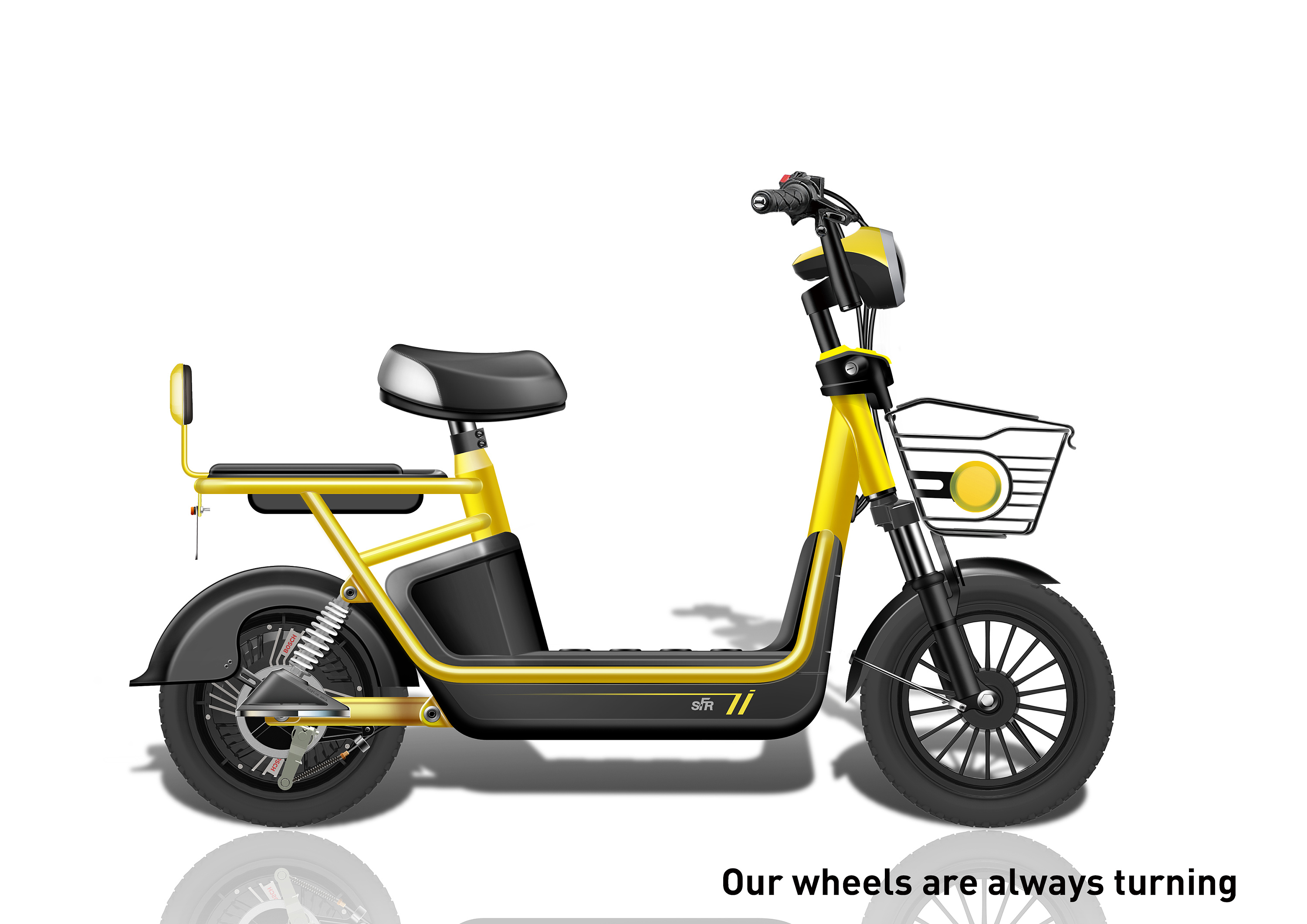 电动车ps效果图