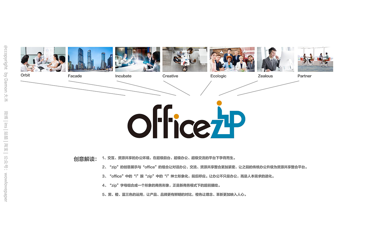 【品牌设计】Officezip联合办公-中海地产（图ZMTIxMzg1ODEy） - 品牌 - 站酷设计师Wowlove吾乐创意原创素材 - 站酷ZCOOL