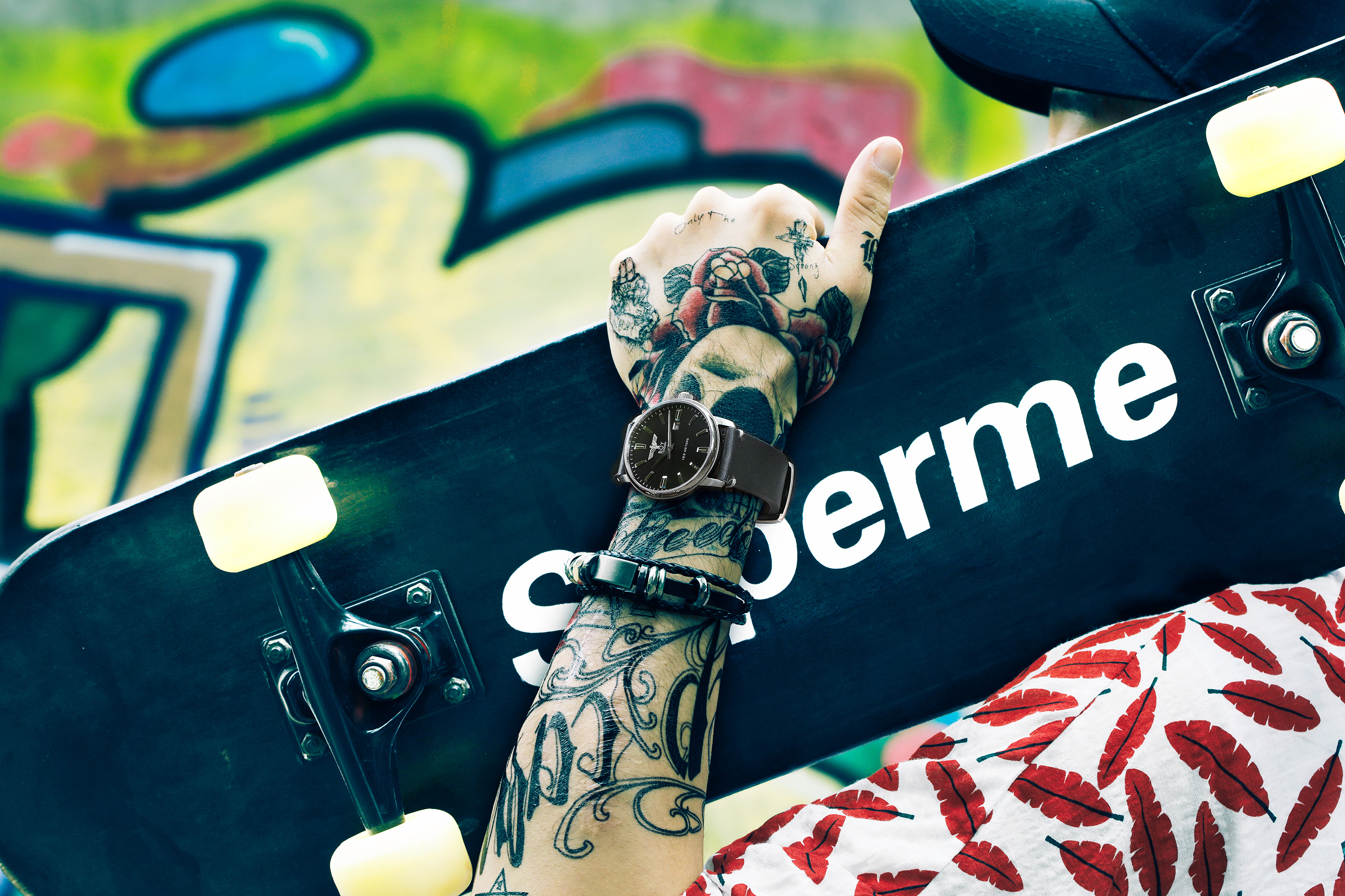 人像拍摄 手表拍摄 街头 模特 纹身 嘻哈范