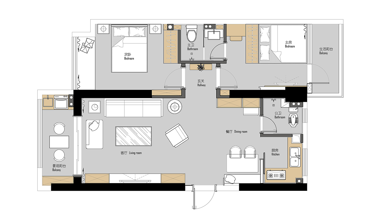 和谐雅筑 | 平面优化（图ZMTQ2OTMwODM2） - 家装设计 - 站酷设计师歪歪design原创素材 - 站酷ZCOOL