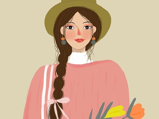 每日一画11.20【阳光girl】