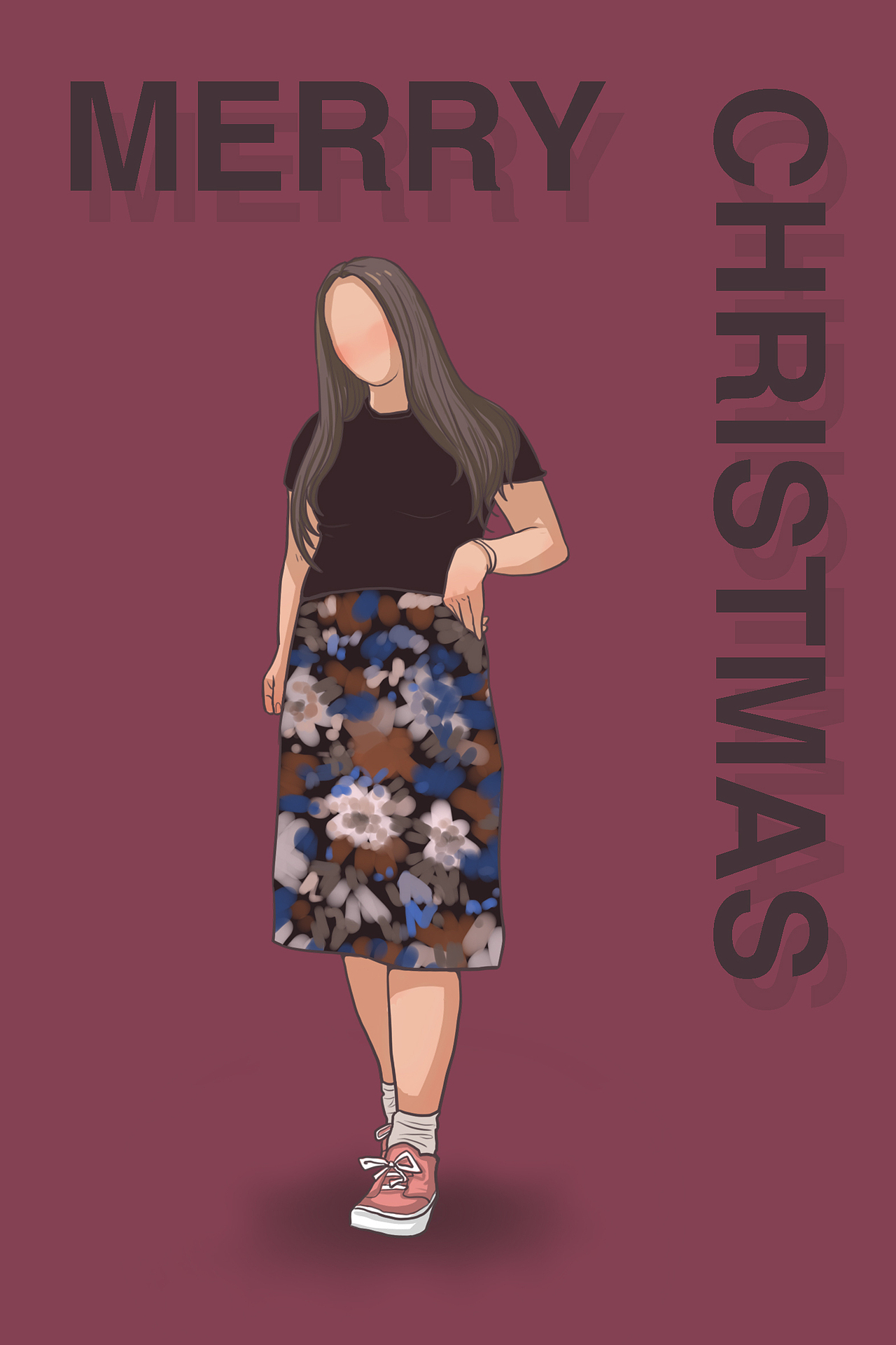 《我的朋友們——圣誕快樂》（圖ZMTkxMTM4NDMy） - 創(chuàng)作習(xí)作 - 站酷設(shè)計師可樂Pamela原創(chuàng)素材 - 站酷ZCOOL