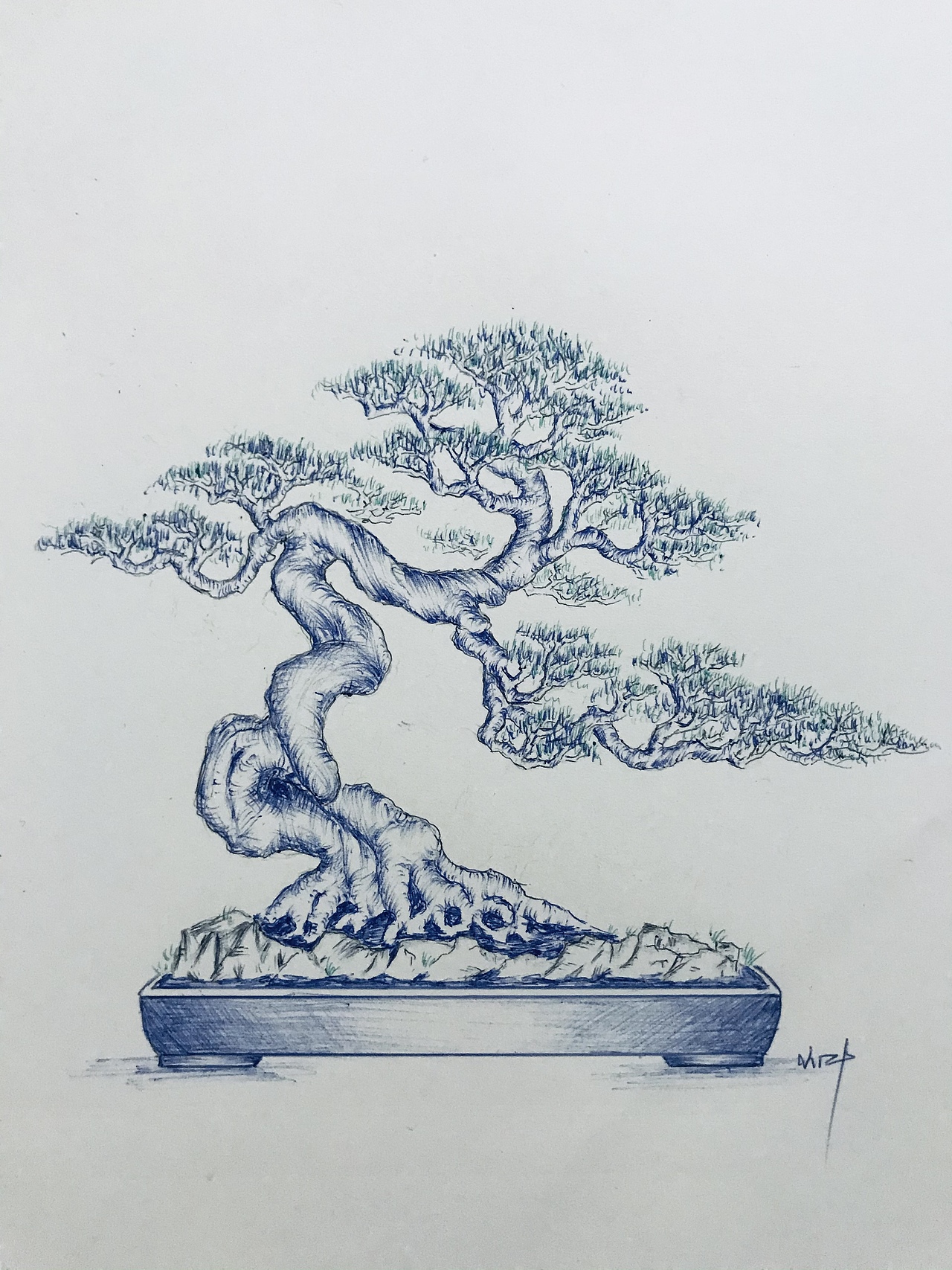 盆景（图ZMjUzMzMyODM2） - 绘画 - 站酷设计师Z75835907原创素材 - 站酷ZCOOL