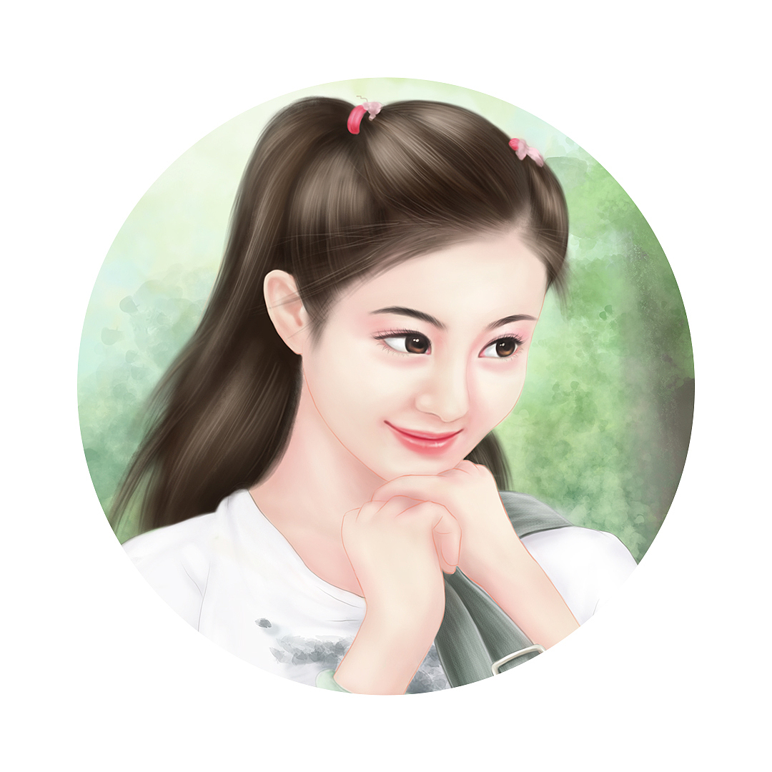 有美一人 清扬婉兮（图ZMjQ5OTM2MDY4） - 创作习作 - 站酷设计师泥巴drawing原创素材 - 站酷ZCOOL