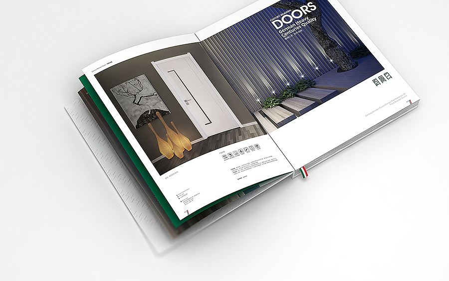 百年天天木门画册设计