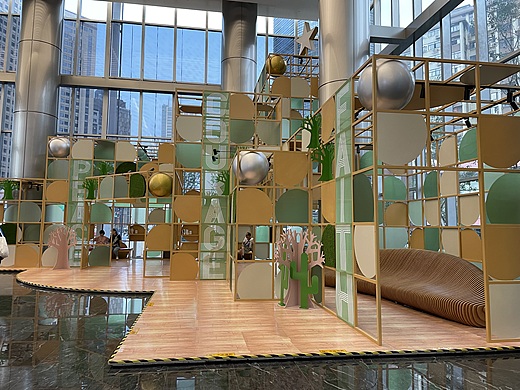 简约商务商业美陈