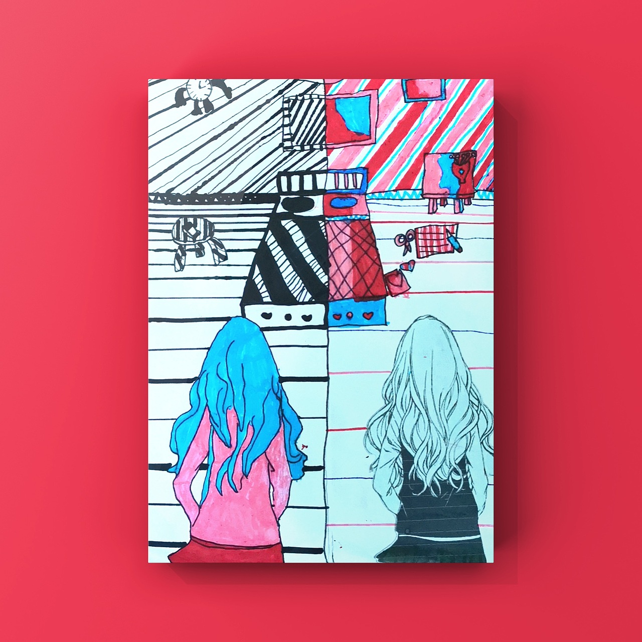 关系（图ZMjUxODA5ODM2） - 绘画 - 站酷设计师哦格啦卡口语原创素材 - 站酷ZCOOL